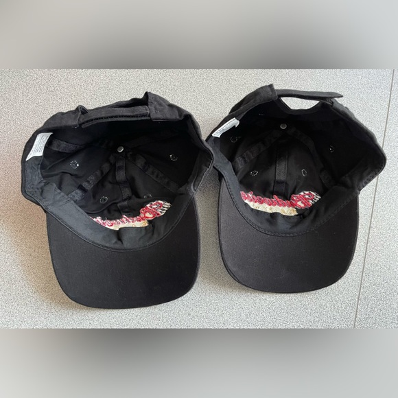 Budweiser Racing Set Of 2 Black & Red Baseball Hats - Picture 5 of 5